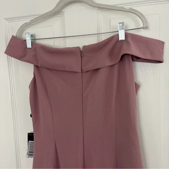 Adrianna Papell off the shoulder ruched maxi gown NWT - Picture 5 of 10